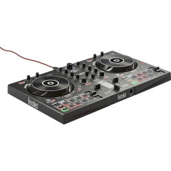 Hercules DJControl Inpulse 300 – DJ controller with USB - 2 tracks with 16 pads and sound card – DJUCED Software and tutorials included & also compatible with Virtual DJ Pro