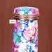 Floral Design Pure Copper Water Bottle
