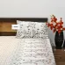 Floral Block Print Cotton Bedsheet Set – King Size with 2 Pillow Covers